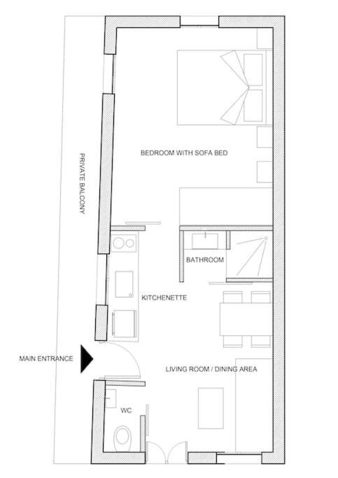 Walk The View Apartment With Village View In Chora Exteriör bild